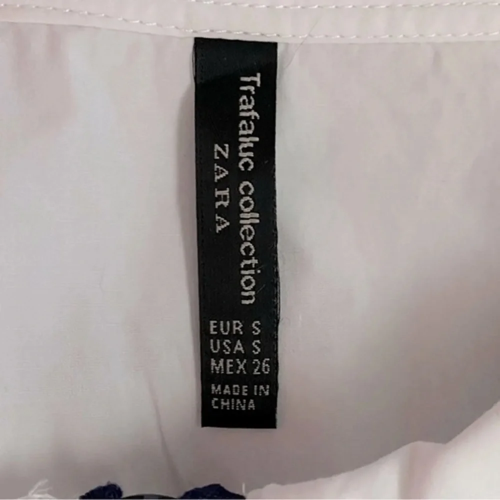 SOLD!!!  ZARA TRAFALUC COLLECTION Size Small Zipper Crop Top The Real Friends - Picture 5 of 9